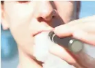  ?? IMAGES GETTY ?? More than 2 million students report using cannabis in vaping devices.