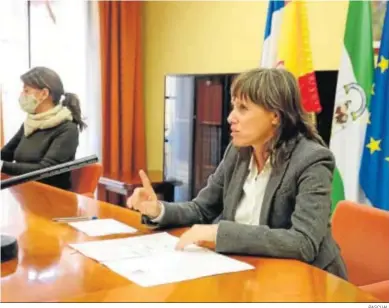  ?? PASCUAL ?? La delegada de Economía, Laura Álvarez, durante una rueda de prensa en diciembre.