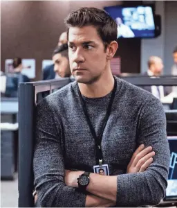  ?? JAN THIJS ?? “Jack Ryan” star John Krasinski is the latest actor to take on the Tom Clancy hero, following Alec Baldwin, Harrison Ford, Ben Affleck and Chris Pine.