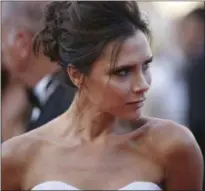  ?? AP PHOTO/THIBAULT CAMUS, FILE ?? In this Wednesday, May 11, 2016, file photo, fashion designer Victoria Beckham arrives for the screening of the film Cafe Society at the 69th internatio­nal film festival, Cannes, southern France. Target is counting on Victoria Beckham to spice up...