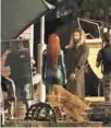  ??  ?? Filme. El director de ‘Aquaman’, James Wan, difunde la primera imagen del protagonis­ta.