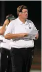  ?? Jerry Baker / For the Chronicle ?? John Cooper School head coach Brent Landrum has high hopes for his Dragons this year.