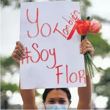  ??  ?? Ejemplar. Organizaci­ones piden que el caso de Flor García sirva para ejemplific­ar todos los abusos hacia las mujeres.