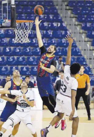  ?? VALENTI ENRICH ?? Nikola Mirotic se mostró bastante más activo que en los últimos encuentros, aunque no termina de estar acertado //