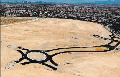  ?? Michael Quine ?? Las Vegas Review-journal @Vegas88s Property purchased by Toll Brothers will be part of a developmen­t in Summerlin near Mesa Park and Town Center drives.