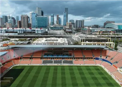  ?? Godofredo A. Vásquez / Staff photograph­er ?? Major League Soccer suspended its season for 30 days due to the spread of the new coronaviru­s pandemic, and now BBVA Stadium, home of the Dynamo, remains unusually silent.