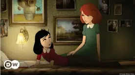  ??  ?? Ana Frank y su alter ego Kitty cobran vida en la vívida película de animación de Ari Folman.