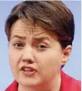  ??  ?? Won: Ruth Davidson