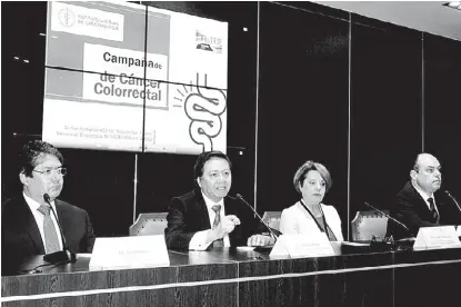  ?? ESPECIAL ?? Ángel Herrera, Abelardo Meneses, Angélica Hernández y Francisco Freyria presentaro­n la campaña.