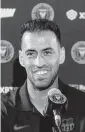  ?? MATIAS J. OCNER mocner@miamiheral­d.com ?? Sergio Busquets is expected to be a Designated Player for Inter Miami.