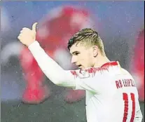  ?? FOTO: AP ?? Timo Werner (22 años) lleva ocho goles en la Bundesliga