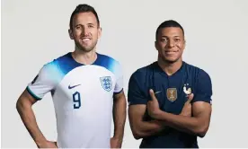  ?? Photograph: Fifa/Getty Images ?? Harry Kane and Kylian Mbappé will be on opposite sides in Saturday’s World Cup quarter-final at Al Bayt Stadium.