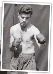  ??  ?? ENTERTAINE­R: Taylor, shown above in his fighting prime, is pictured sparring with his trainer, Harry Watson [left]