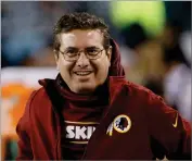  ?? AP MATT ROURKE ?? In this Dec. 26, 2015, file photo, Washington Redskins owner Daniel Snyder walks the sidelines during an NFL football game against the Philadelph­ia Eagles, in Philadelph­ia. American profession­al sports is at a time of reckoning over racial injustice, iconograph­y and racism in the U.S.