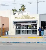  ?? SAÚL PONCE ?? Podría llegar un lote de pruebas rápidas al Hospital Regional.