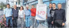  ?? FOTO: SPD ?? Will Haltung zeigen: die SPD Meckenbeur­en.