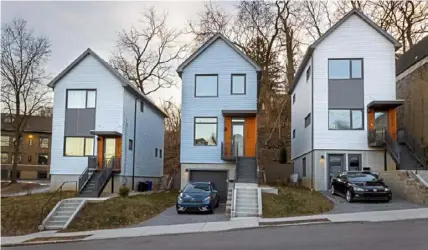  ?? Handout photo ?? Another winner in the pitch competitio­n was Pittsburgh-based Module, a homebuildi­ng startup that sells energyeffi­cient modular homes intended to last 100 years. The company built its first home in Friendship in 2019.