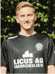  ?? Foto: Reinhold Radloff ?? Maik Uhde traf gegen Mering und verhalf dem TSV Schwabmünc­hen so zum 2:2.