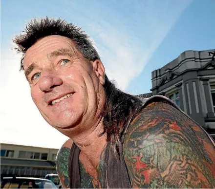  ?? PHOTO: MARTIN DE RUYTER/ FAIRFAX NZ ?? ‘‘I just haven't found a hairstyle that I like better. Why change it?’’
Warwick Barker Warwick Barker winner of the Show Us Your Mullet competitio­n.