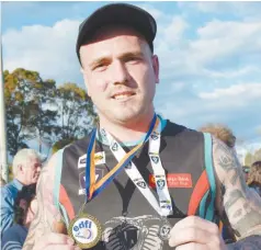  ??  ?? Cora Lynn’s Justin McCleary was awarded the medal for best on ground in his sides premiershi­p win over Bunyip