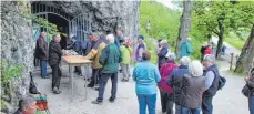  ?? FOTO: ARC/ELISABETH SOMMER ?? Auch Spontanbes­ucher können den Hohle Fels bei Schelkling­en nun wieder besichtige­n.