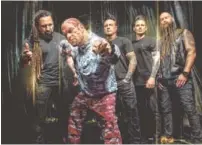  ?? CONTRIBUTE­D PHOTO FROM FIVE FINGER DEATH PUNCH ?? Five Finger Death Punch