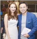  ??  ?? Sen. Sonny Angara and wife Tootsy.