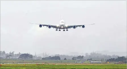  ?? Photo: LAWRENCE SMITH ?? Airport approach: Auckland Airport says it is testing new runway approaches so aircraft fly fewer miles, reduce fuel consumptio­n and carbon emissions, and improve noise management.