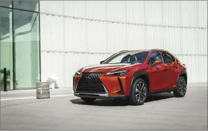  ?? Courtesy photo ?? Lexus ultra-urban UX is designed for those that live in the city with limited space for an automobile.
