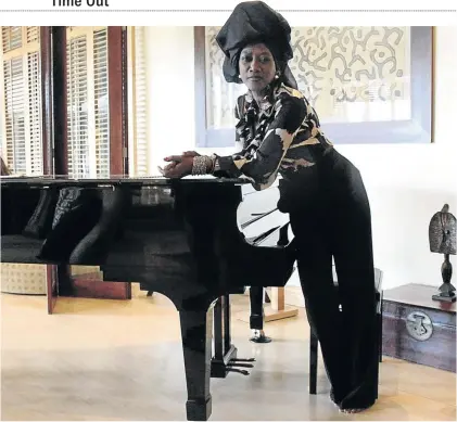  ?? PHOTO: BAFANA MAHLANGU ?? FULFILLED: Burundi-born singer Khadja Nin attended the AU summit to advocate for her country which is experienci­ng unrest following its president ’ s unconstitu­tional bid for a third term