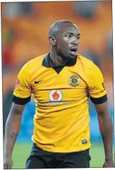  ??  ?? REGULAR: Kaizer Chiefs striker Bernard Parker