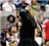  ?? THE NEW YORK TIMES ?? Serena Williams on Sunday was fined $17,000 for three code violations during her U.S. Open final match.