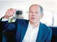  ?? Foto: Kay Nietfeld, dpa ?? Finanzmini­ster Scholz gibt mehr Geld für Wirtschaft­shilfen.