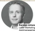  ??  ?? Karsten Johann
Leiter Marketing und Produktman­agement bei V& B Fliesen GmbH.