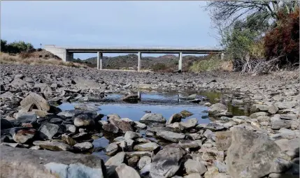  ??  ?? Ribeiras da zona do Sotavento algarvio são atualmente as mais afetadas devido à falta de precipitaç­ão na região