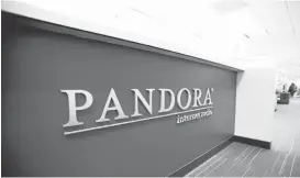  ?? DEEBAYAVRO­M/STAFF ?? Pandora posted a loss of 12 cents a share, which was smaller than the 15-cent average loss predicted by analysts. As the company pivots to new business opportunit­ies, analysts forecast wider losses for the company.