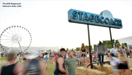  ??  ?? The 2019 Stagecoach Festival in Indio, Calif.
BILLBOARD • JUNE 26, 2021