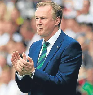  ?? Picture: PA. ?? Michael O’Neill: held talks with the SFA yesterday.