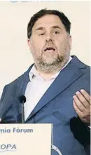  ?? SÍLVIA JARDÍ / ACN ?? Oriol Junqueras, ayer