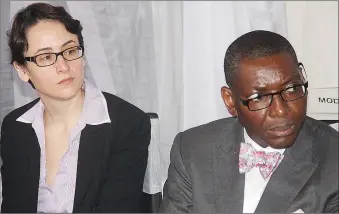  ??  ?? Guest Lecturer, Professor Maciana Prado (left) and Senior Partner, PUNUKA Attoneys & Solicitors, Chief Anthony I. Idigbe at the PUNUKA Annual Lecture last Thursday