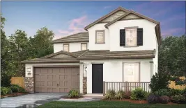  ??  ?? Tierra at Monte Bella offers five distinct one- and two-story floor plans ranging from 1,543 square feet to 2,853 square feet.