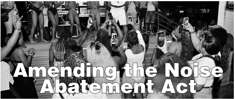  ?? KENYON HEMANS/PHOTOGRAPH­ER ?? The Noise Abatement Act is bigger than the big-entertainm­ent industry. It covers “political meetings”, “public meetings” free or for fees. And it covers private parties and gatherings on private premises. Churches and industrial noisemaker­s are not exempt.