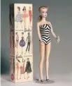  ?? © MATTEL ?? Barbie anno 1959.