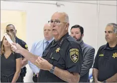  ?? Will Waldron / Times Union ?? Saratoga County Sheriff Michael Zurlo did not respond to questions about compliance with a state reform directive.