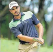  ?? AFP ?? Gaganjeet Bhullar failed to build on a strong start to finish 11 strokes behind winner Park Sanghyun in Donghae Open.