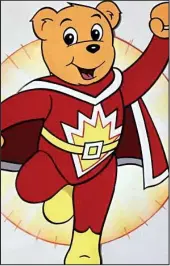  ??  ?? Flying in: The original 1980s SuperTed