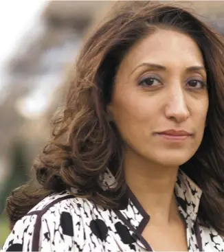  ??  ?? Being a stand-up comedian is a walk in the park compared to my last job, says ormer schoolteac­her Shazia Mirza. Below, the poster for Shazia’s new show f