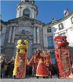  ?? | PHOTO : VINCENT ?? Un défilé dans les rues de Rennes, pour célébrer le Nouvel an chinois.