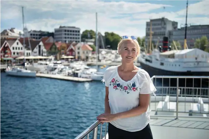  ?? CARINA JOHANSEN ?? Reiselivsd­irektør i Region Stavanger, Elisabeth Saupstad, ser en sterk økning i turisttils­trømningen i distriktet.