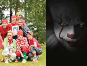  ?? FOTO: /CHRISTIN PHILIPSON/WARNER BROS. ENT. 2017 ?? RASAR. Stockholms sjukhusclo­wner tycker inte att Pennywise från filmen ”Det” förtjänar att kallas för clown.